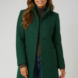 Tereza - Cappotto elegante con collo alto