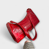 Borsa in Pelle Lucida Olivia