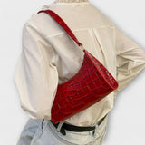 Borsa in Pelle Lucida Olivia