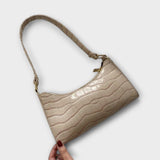 Borsa in Pelle Lucida Olivia