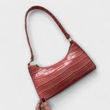Borsa in Pelle Lucida Olivia