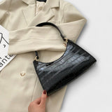 Borsa in Pelle Lucida Olivia