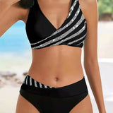 Bikini Mona - Stampa in Toni Caldi