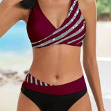 Bikini Mona - Stampa in Toni Caldi