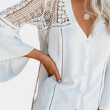 Blusa in Pizzo Sunwoven