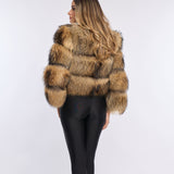 Cappotto corto in pelle