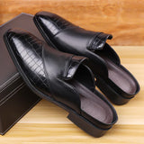 Filippo — Mule in Pelle Stampata Elegante