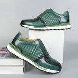 Alessandro — Sneakers in Pelle Intrecciata