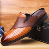 Filippo — Mule in Pelle Stampata Elegante