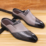 Filippo — Mule in Pelle Stampata Elegante