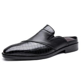 Filippo — Mule in Pelle Stampata Elegante