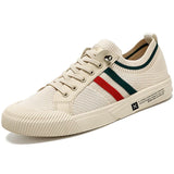Sneaker in Maglia Marco con Banda Tricolore