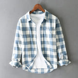 Camicia in cotone a quadri elegante