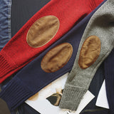 Henry | Maglione in Lana con Toppe Elbow
