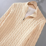 Anthony | Pullover mezza zip torciglione