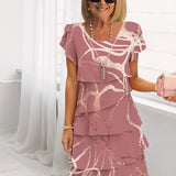 Chantal – Abito elegante fluido con volant