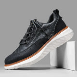 Sneaker Oxford in Pelle Intrecciata Vittorio