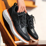 Sneaker Oxford in Pelle Intrecciata Vittorio