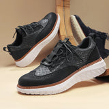 Sneaker Oxford in Pelle Intrecciata Vittorio