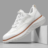 Sneaker Oxford in Pelle Intrecciata Vittorio