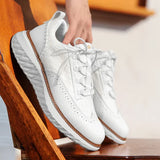 Sneaker Oxford in Pelle Intrecciata Vittorio