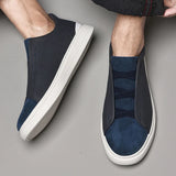 Matteo — Slip-On in Camoscio e Pelle di Alta Qualità