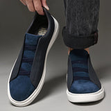 Matteo — Slip-On in Camoscio e Pelle di Alta Qualità