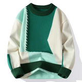 Bruno | Maglione patchwork comodo e stiloso