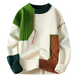 Bruno | Maglione patchwork comodo e stiloso