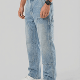 Fulvio™ | Jeans Tadeo Carpenter - Blu Chiaro Uomo