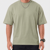 Corrado™ | T-Shirt Oversize Trevo - Verde Kaki