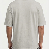 Carmine™ | T-shirt Oversize Trevo - Grigio Chiaro