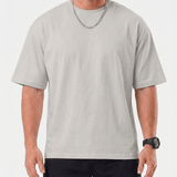 Carmine™ | T-shirt Oversize Trevo - Grigio Chiaro