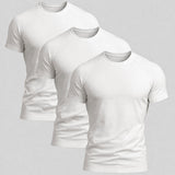 Confezione da 3 T-shirt Bianche Aleano - Comfort e Stile