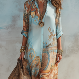 Lorna | Abito Chemisier Mediterraneo