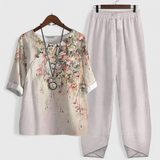 Bianca | Completo Chic di Camicia e Pantaloni con Stile Rilassato
