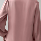 Quinn Blusa Elegante a Manica Lunga con Scollatura a V
