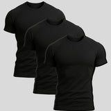 Confezione da 3 T-shirt Nere Aleano - Set Essenziale