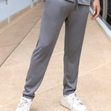 Gianluca™ | Pantaloni Bailey a Coste Grigi