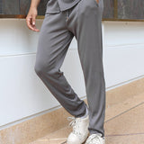 Gianluca™ | Pantaloni Bailey a Coste Grigi