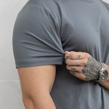 Emanuele™ | T-Shirt Evano - Grigio Scuro Elegante