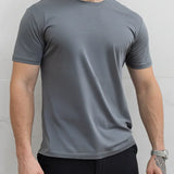 Emanuele™ | T-Shirt Evano - Grigio Scuro Elegante