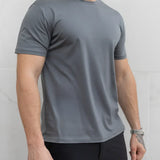 Emanuele™ | T-Shirt Evano - Grigio Scuro Elegante