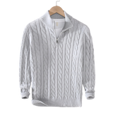 Anthony | Pullover mezza zip torciglione
