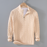 Anthony | Pullover mezza zip torciglione