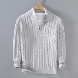 Anthony | Pullover mezza zip torciglione
