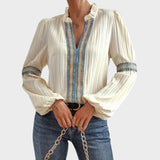 Isla | Blusa vintage con collo a V