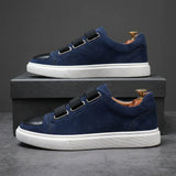 Andrea - Sneakers in Camoscio con Fibbia Elegante