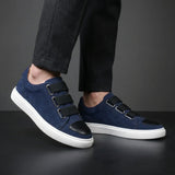 Andrea - Sneakers in Camoscio con Fibbia Elegante