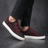 Andrea - Sneakers in Camoscio con Fibbia Elegante